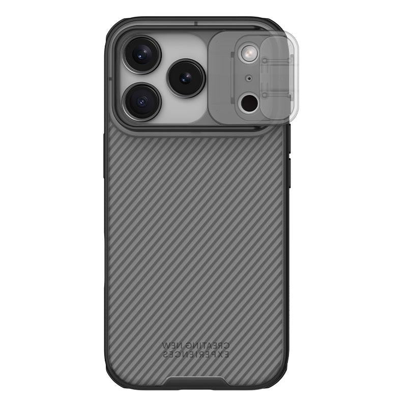 Compatible with iPhone 18 Pro NILLKIN CamShield Pro PC Phone Case - Transparent Black