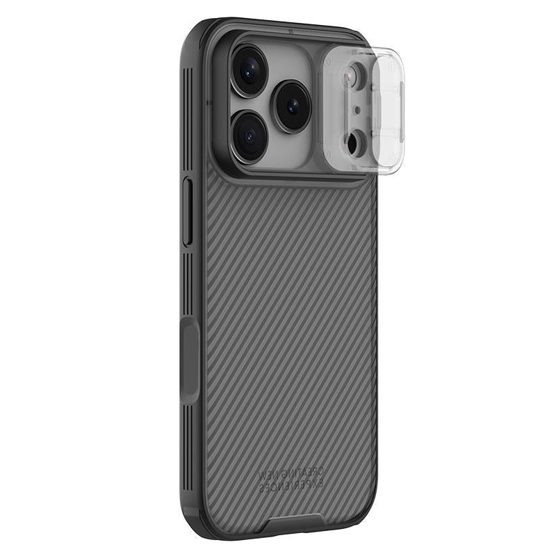 Compatible with iPhone 18 Pro NILLKIN CamShield Pro PC Phone Case - Transparent Black