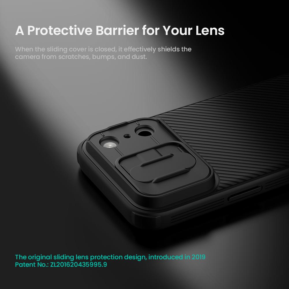 Compatible with iPhone 18 Pro NILLKIN CamShield Pro PC Phone Case - Transparent Black