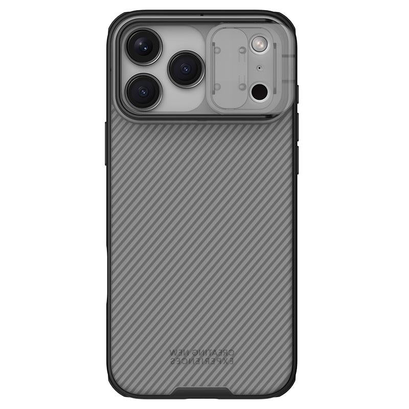 Compatible with iPhone 18 Pro Max NILLKIN CamShield Pro PC Phone Case - Transparent Black