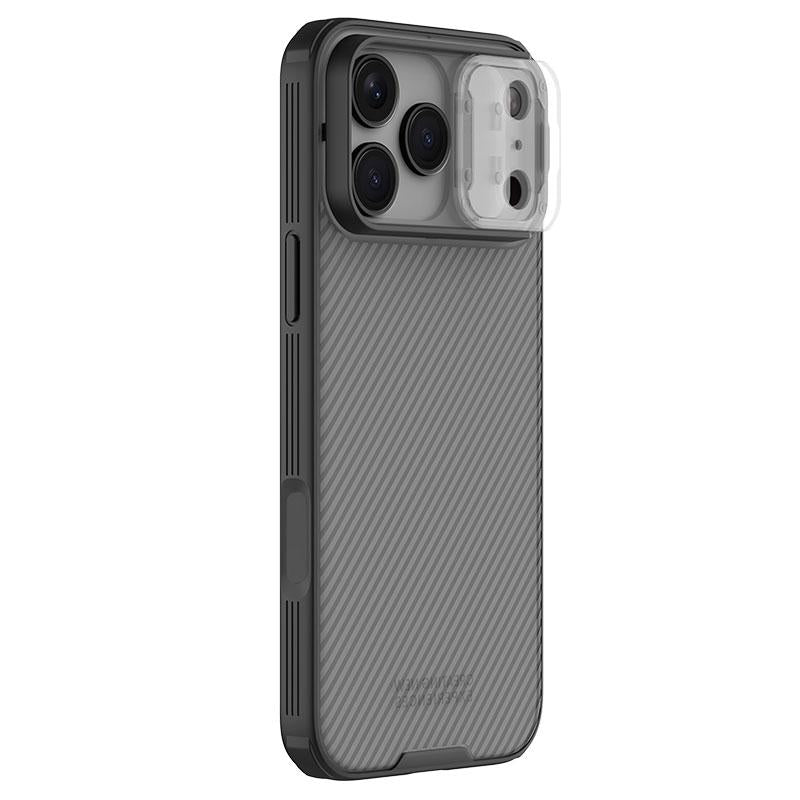 Compatible with iPhone 18 Pro Max NILLKIN CamShield Pro PC Phone Case - Transparent Black