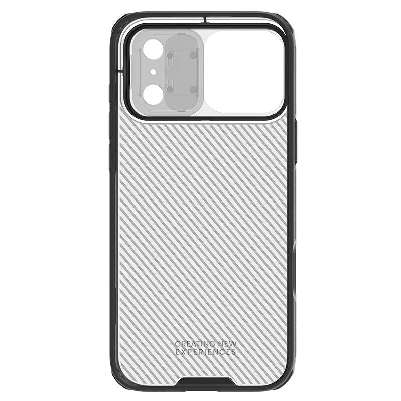 Compatible with iPhone 18 Pro Max NILLKIN CamShield Pro PC Phone Case - Transparent Black