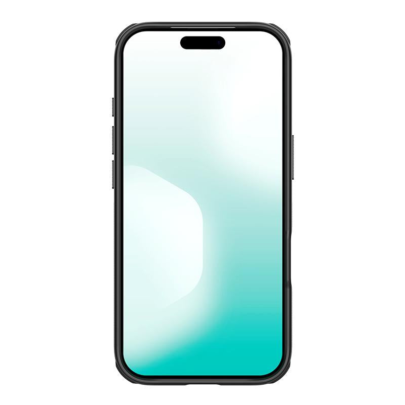 Compatible with iPhone 18 Pro NILLKIN Frosted Shield Pro PC + TPU Phone Case - Transparent Black