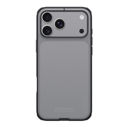 Compatible with iPhone 18 Pro Max NILLKIN Frosted Shield Pro PC + TPU Phone Case - Transparent Black