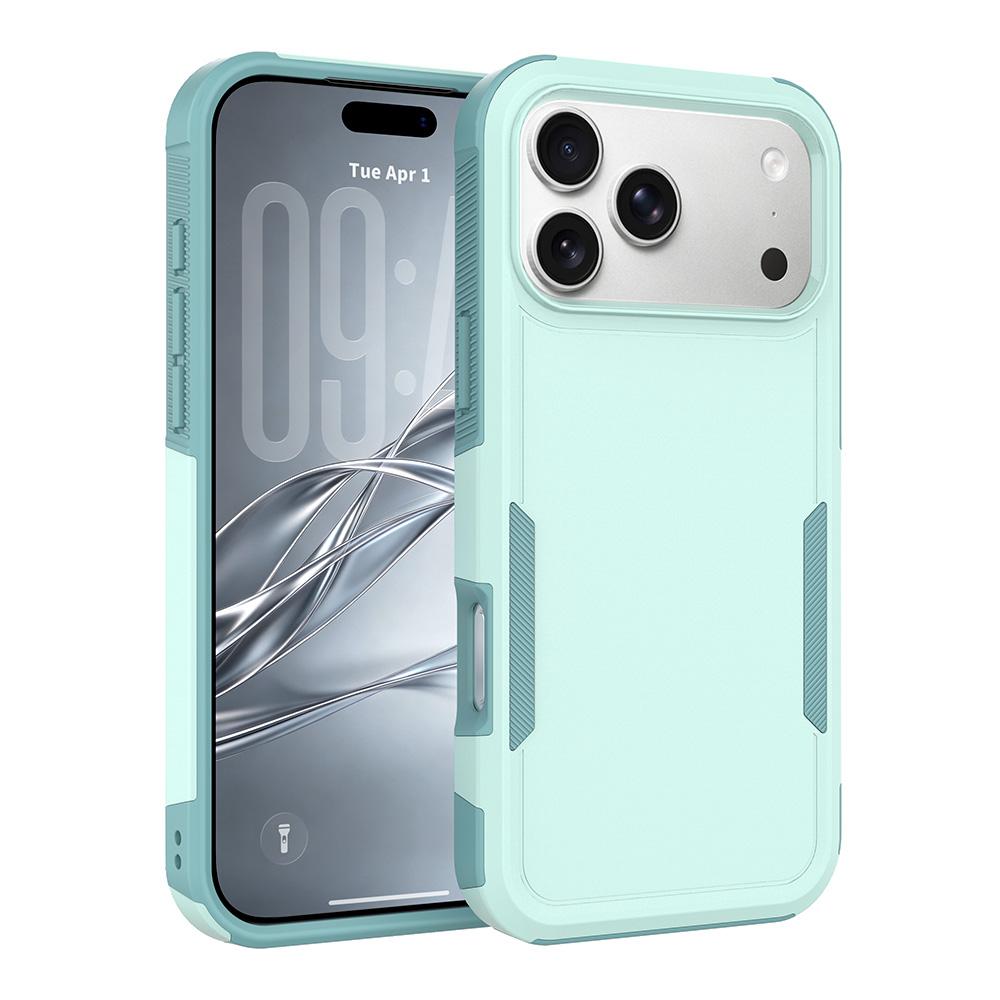 Compatible with iPhone 18 Pro Max 2 in 1 PC + TPU Phone Case - Light Green