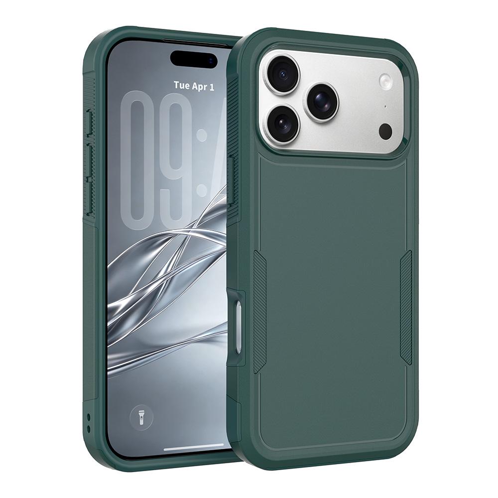 Compatible with iPhone 18 Pro Max 2 in 1 PC + TPU Phone Case - Dark Green