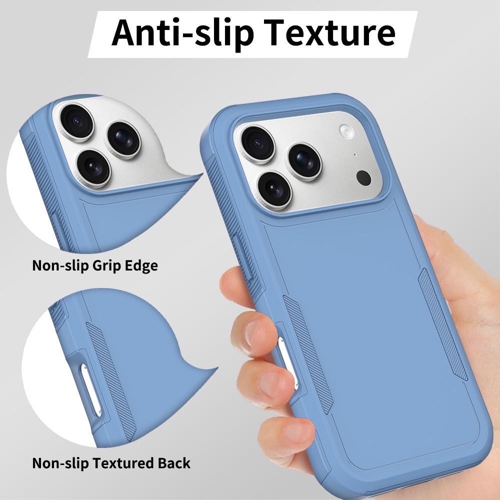 Compatible with iPhone 18 Pro 2 in 1 PC + TPU Phone Case - Sierra Blue