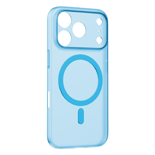 Compatible with iPhone 18 Pro Max MOMAX SOMA Slim Series Ultra-Thin Skin-Friendly Magnetic Phone Case - Blue