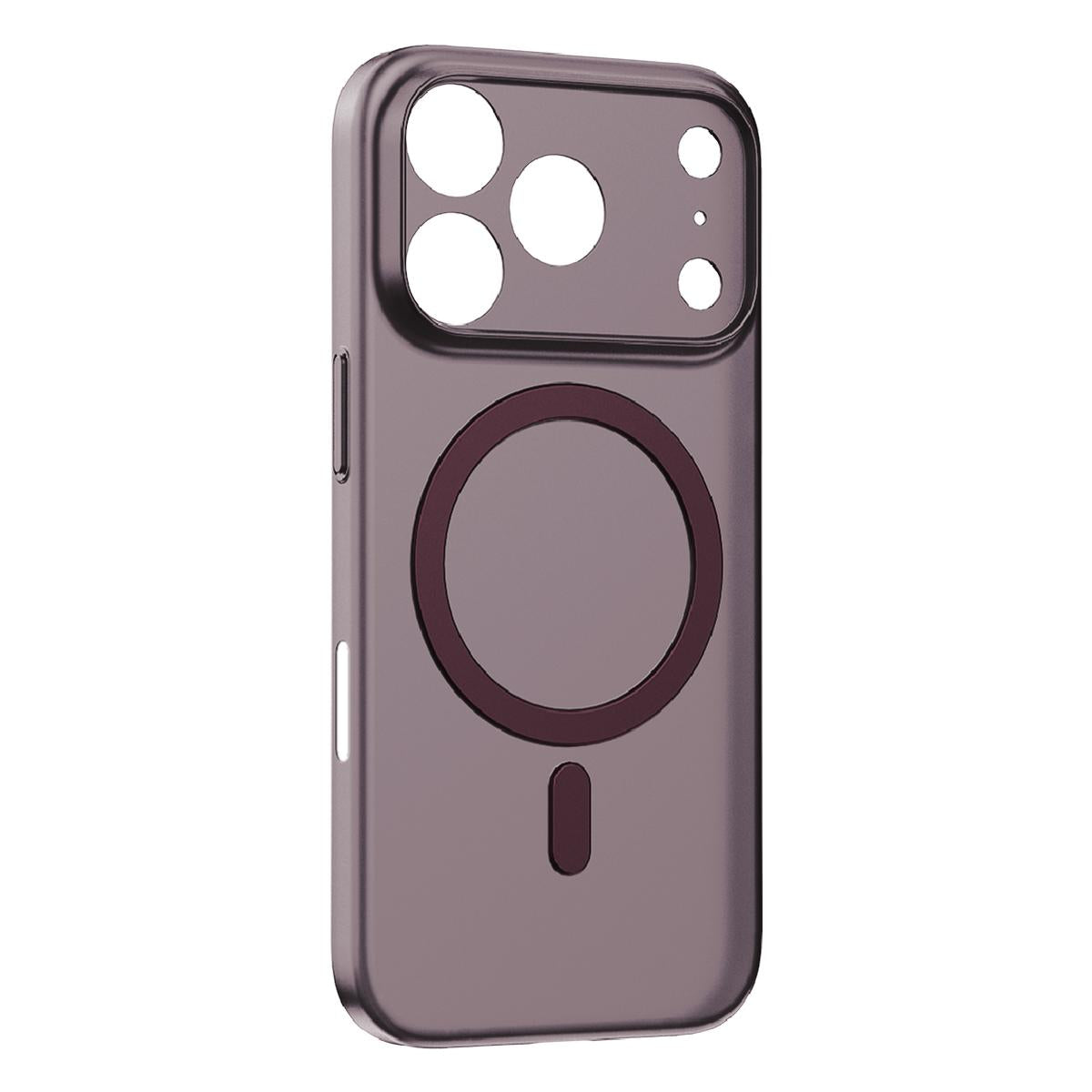 Compatible with iPhone 18 Pro Max MOMAX SOMA Slim Series Ultra-Thin Skin-Friendly Magnetic Phone Case - Cherry Red