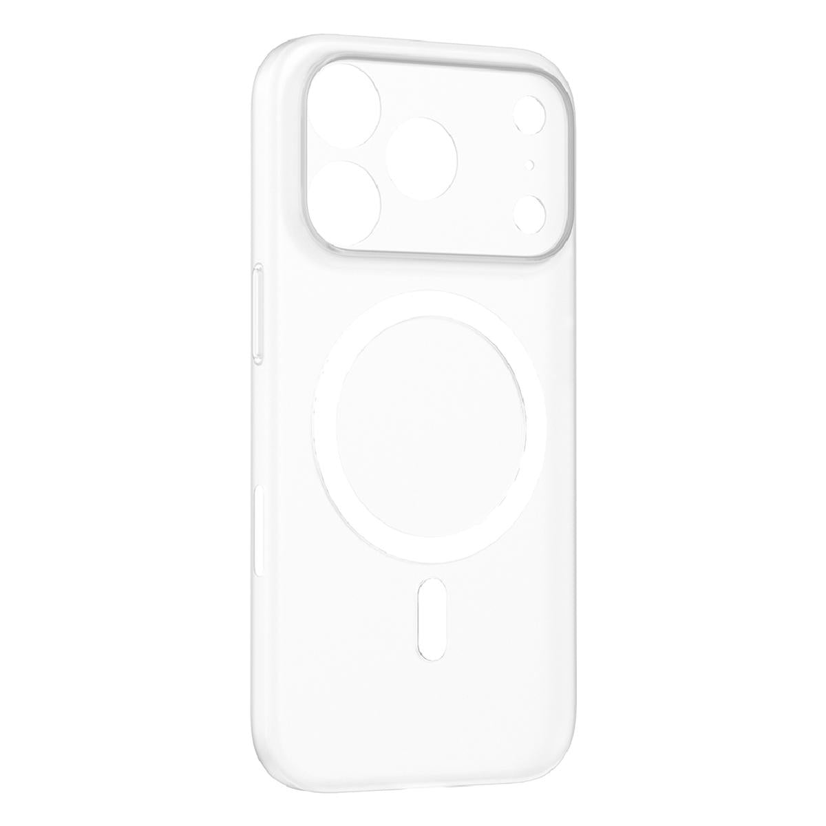 Compatible with iPhone 18 Pro Max MOMAX SOMA Slim Series Ultra-Thin Skin-Friendly Magnetic Phone Case - White