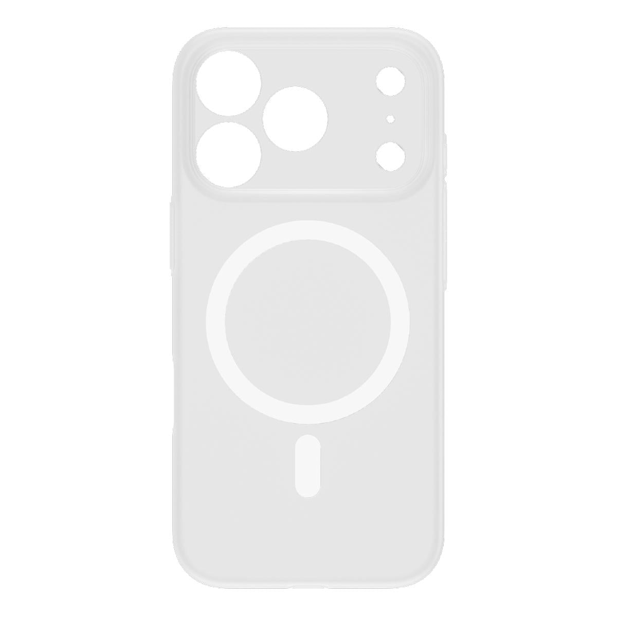 Compatible with iPhone 18 Pro Max MOMAX SOMA Slim Series Ultra-Thin Skin-Friendly Magnetic Phone Case - White