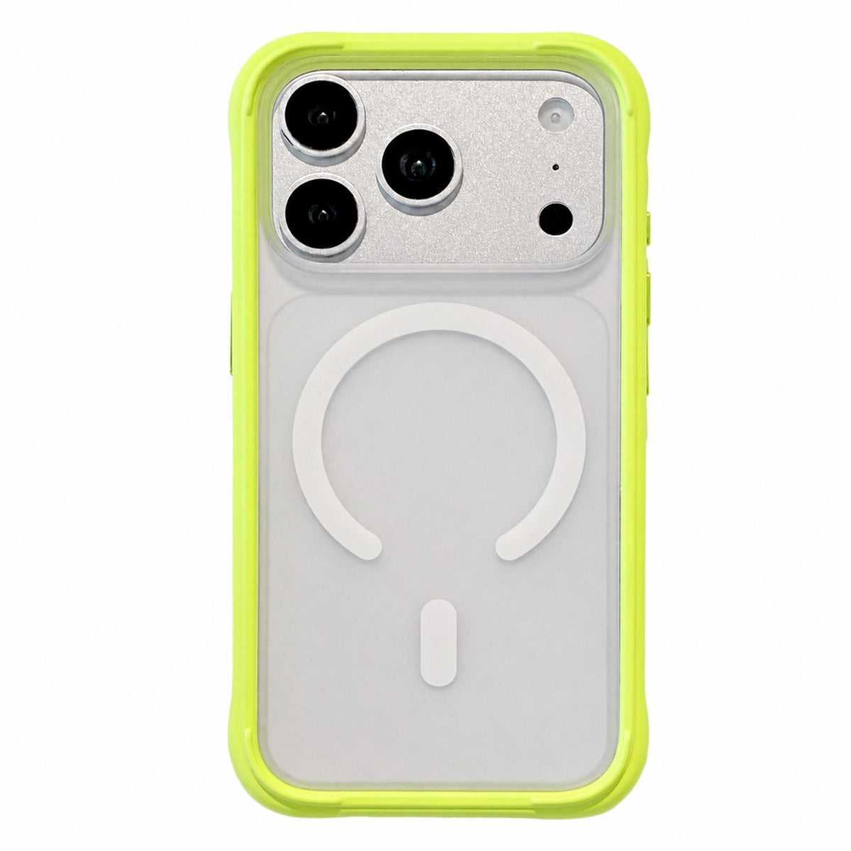 Compatible with iPhone 18 Pro Max Silicone Frame Bumper Magnetic Frosted Back Panel Phone Case - Green