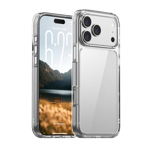 Compatible with iPhone 18 Pro Max iPAKY Aurora Series Shockproof PC + TPU Protective Phone Case - Transparent