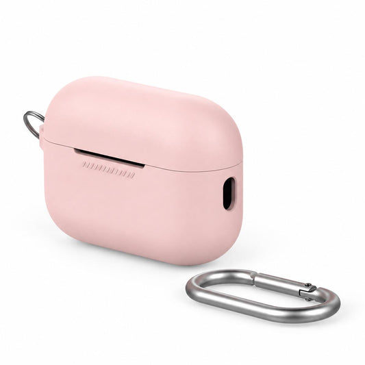 Compatible with AirPods 5 AhaStyle PT193 Integrated Anti-Lost Silicone Wireless Bluetooth Earphone Case - Pink