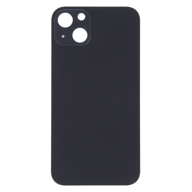 Easy Replacement Big Camera Hole Glass Back Battery Cover for iPhone 13(Black)