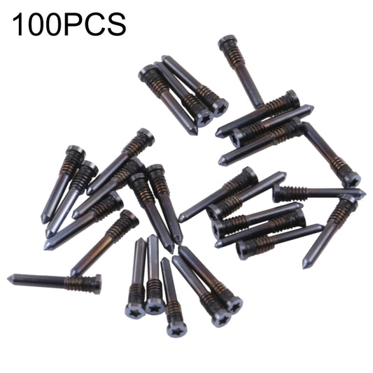 100 PCS Charging Port Screws for iPhone 13 (Black)