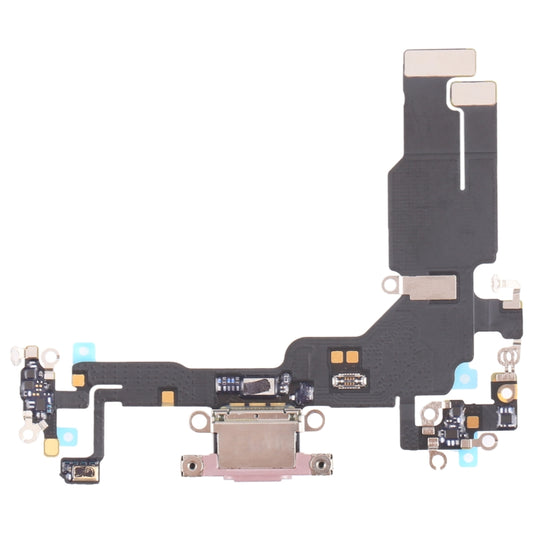 For iPhone 15 Original Charging Port Flex Cable (Pink)