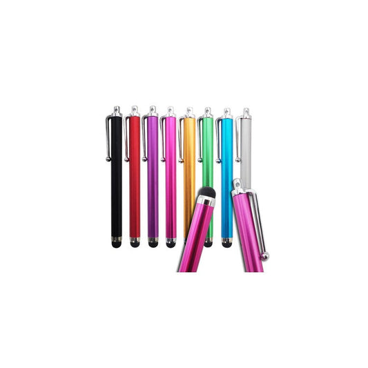 Soft Touch Stylus Pen for iPad 2 & Other Capacitive Touchscreen Devices;Silver Color