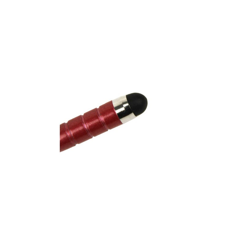 Soft Touch Stylus Pen for iPhone iPad iPod (With 3.5mm Plug);Silver Color