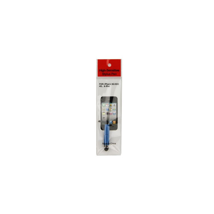 Soft Touch Stylus Pen for iPhone iPad iPod (With 3.5mm Plug);Silver Color
