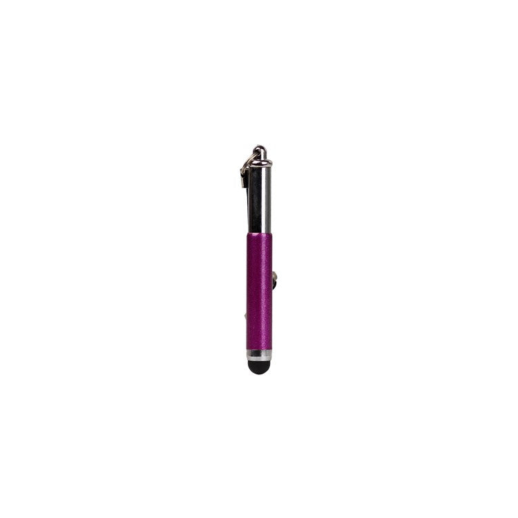 Universal Retractable Capacitive Soft Stylus Touch Pen for iPhone iPad iPod HTC - Red
