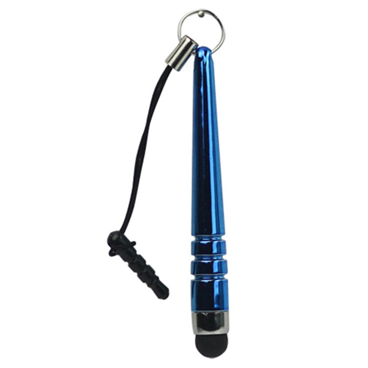 3.5mm Plug Premium Capacitive Stylus Touch Pen for iPhone 4S 4 5 5s 5c / The New iPad / HTC - Dark Blue