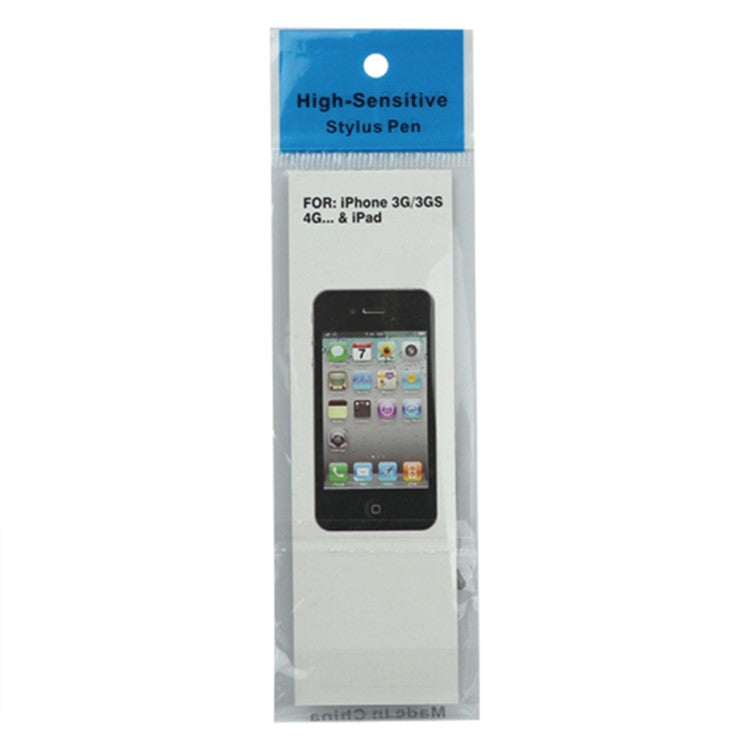 3.5mm Plug Premium Capacitive Stylus Touch Pen for iPhone 4S 4 5 5s 5c / The New iPad / HTC - Green