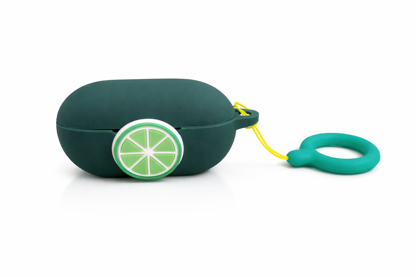 For Beats Solo Buds Wireless Bluetooth Earbuds Cartoon Fruit Silicone Case with Loop Strap - Style One