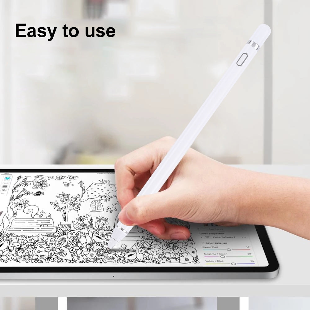 Universal Active Capacitive Stylus Pen(Black)