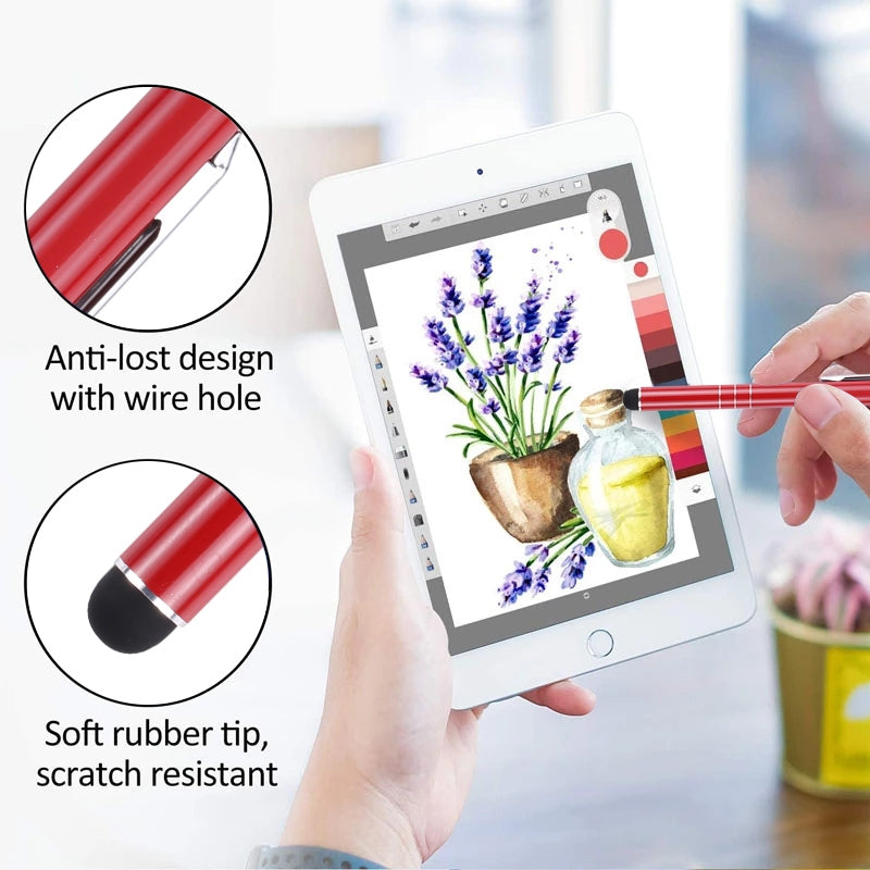 Universal Three Rings Mobile Phone Writing Pen (Red)