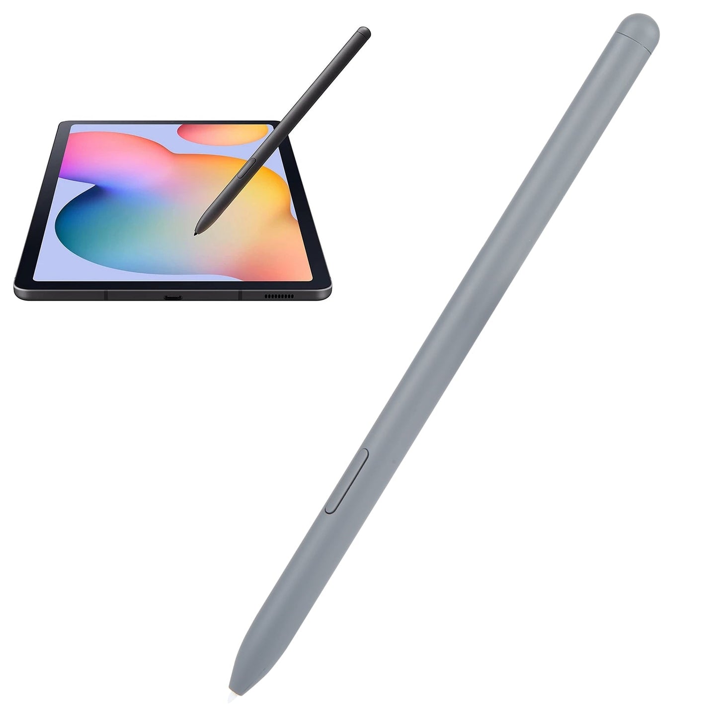 High Sensitivity Stylus Pen For Samsung Galaxy Tab S7/S7+/S7 FE/S8/S8+/S8 Ultra/S9/S9+/S9 Ultra/S10/S10+/S10 Ultra (Grey)
