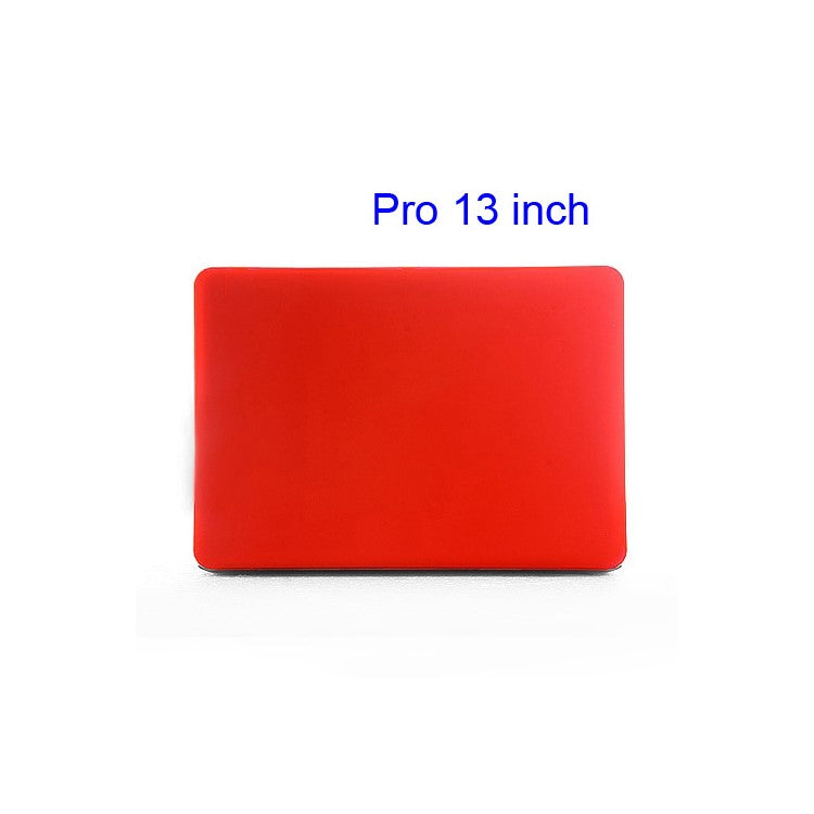 Snap-on Slim Crystal Case Cover for MacBook Pro 13.3 inch (A1278 Old Model) - Translucent Red