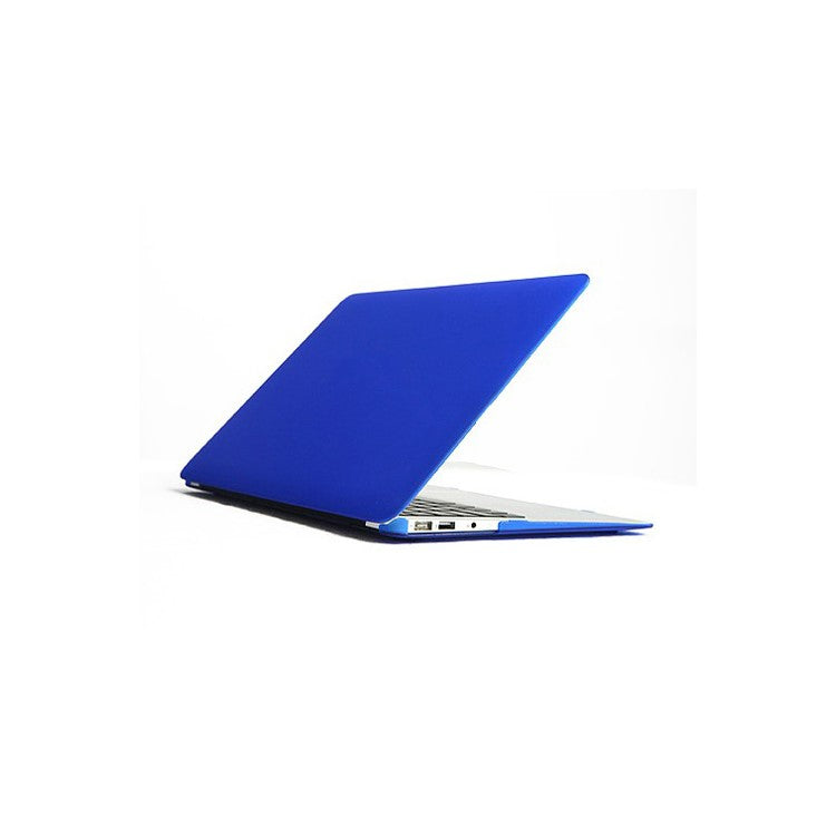 Multiple Colors Crystal Hard Case Full Cover Skin for Macbook Air 13.3 A1466/A1369 - Translucent Dark Blue