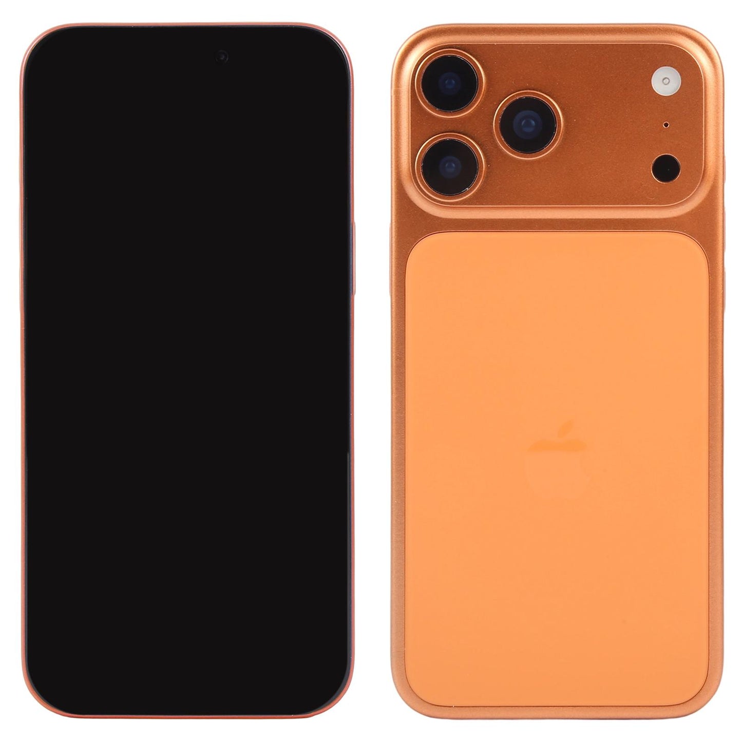 For iPhone 17 Pro Max Black Screen Non-Working Fake Dummy Display Model (Orange)