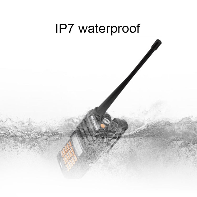 BaoFeng BF-UV9R Plus 10W Waterproof Dual Band Radio Handheld Antenna Walkie Talkie, EU Plug