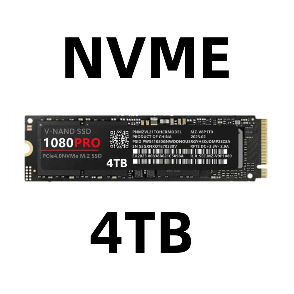 1080PRO 4TB Original SSD M2 2280 PCIe 4.0 NVME SSD Solid State Drive