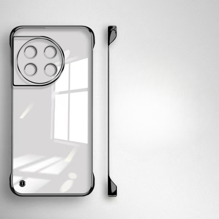 Suitable for OnePlus mobile phone case, transparent electroplating, frameless, ultra-thin, anti-fall, heat dissipation, non-yellowing and hard