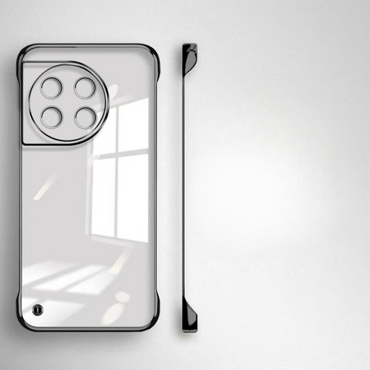 Suitable for OnePlus mobile phone case, transparent electroplating, frameless, ultra-thin, anti-fall, heat dissipation, non-yellowing and hard