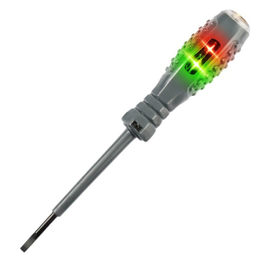 2 PCS Electrician special intelligent induction test pen to test leakage voltage LED display alarm car test pen- Slot head & Cross Head