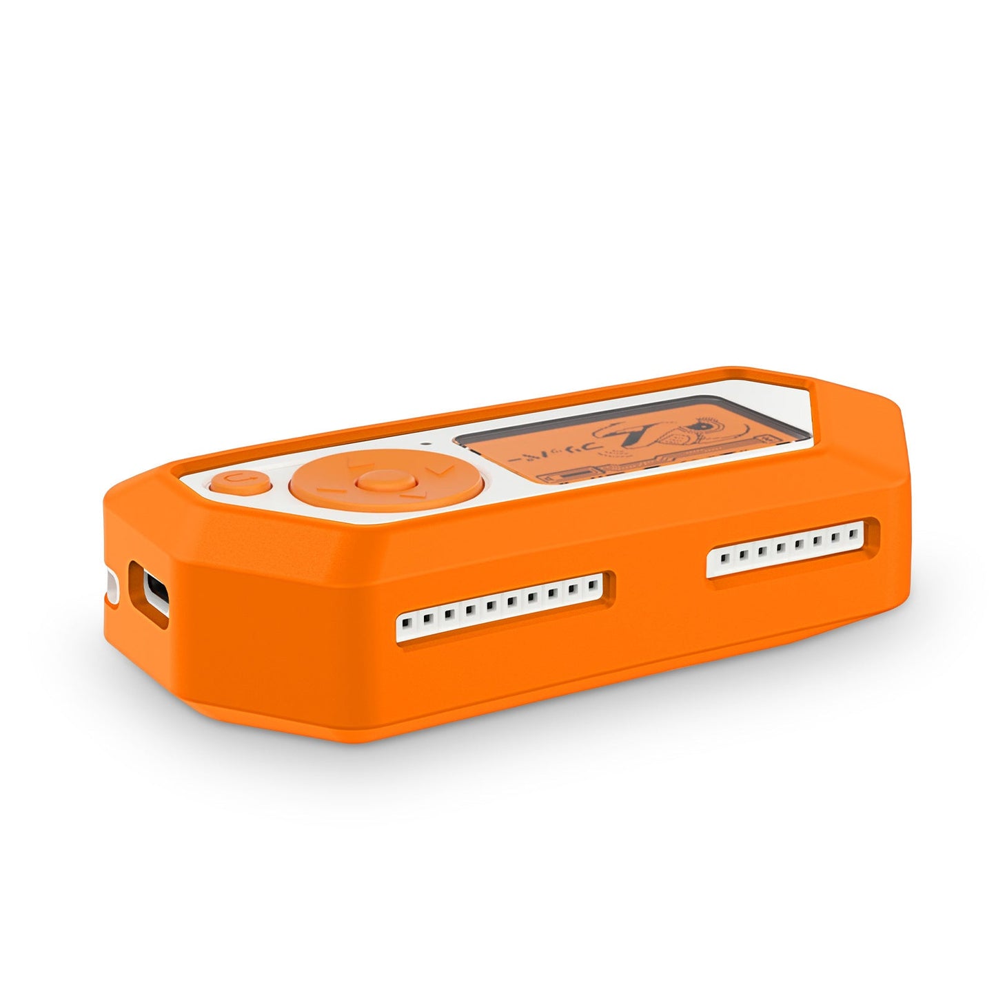 For Flipper Zero Protective Case Electronic Pet Little Dolphin Silicone Protective case - orange color