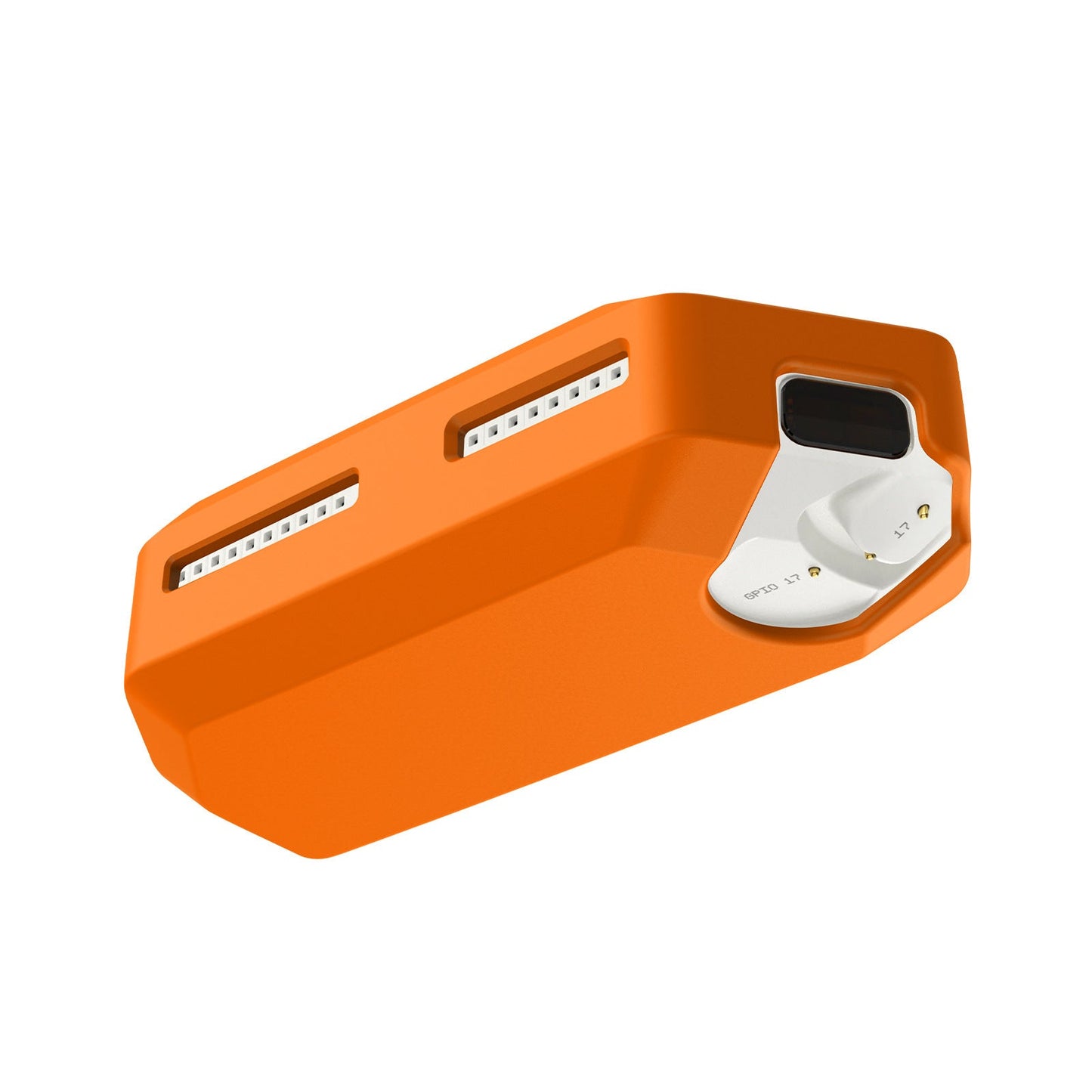 For Flipper Zero Protective Case Electronic Pet Little Dolphin Silicone Protective case - orange color