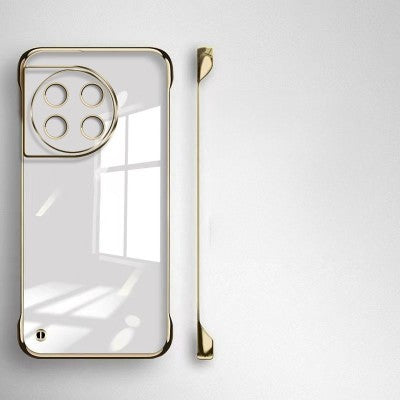 Suitable for OnePlus mobile phone case, transparent electroplating, frameless, ultra-thin, anti-fall, heat dissipation, non-yellowing and hard