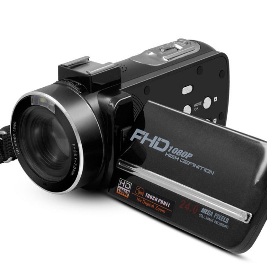 1080P HD WiFi Digital Video Camera Camcorder DV Recorder 16X Zoom 3.0" LCD Touchscreen IR Night Vision with Hot Shoe for External Microphone