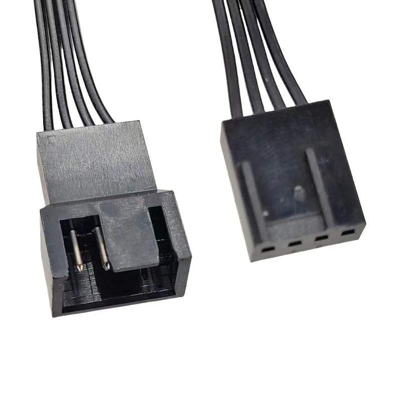 4 Pin Male to Female CPU Fan PWM Deceleration Cable Temperature Control Drop Speed Cord, Length: 10cm