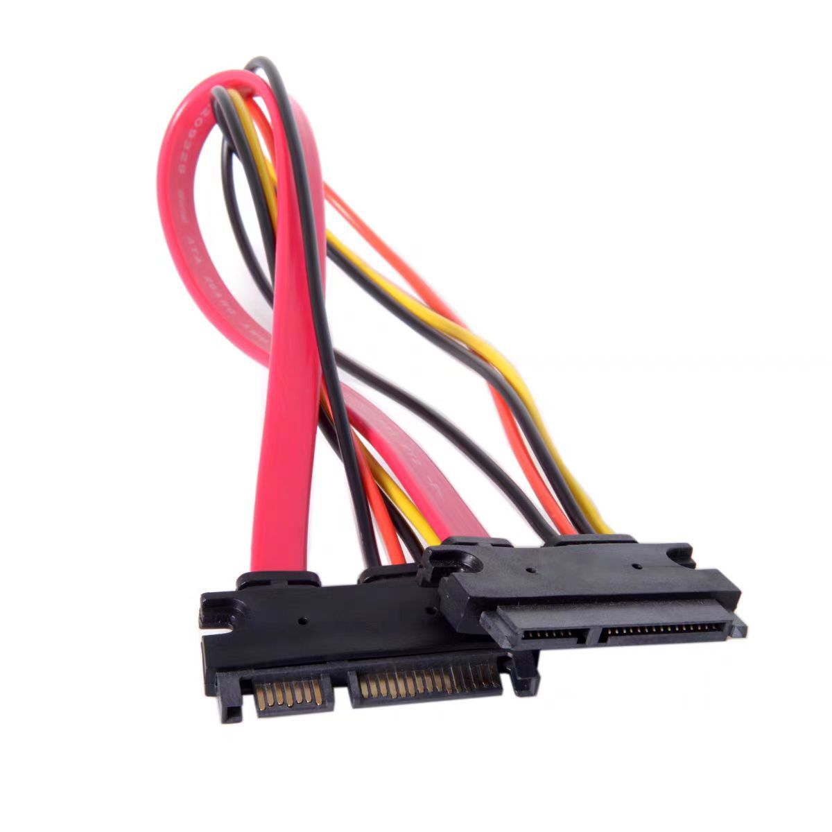 SATA 7+15Pin Male to Female Extension Cable SATA 7+15Pin Hard Disk Data Power Extension Cable