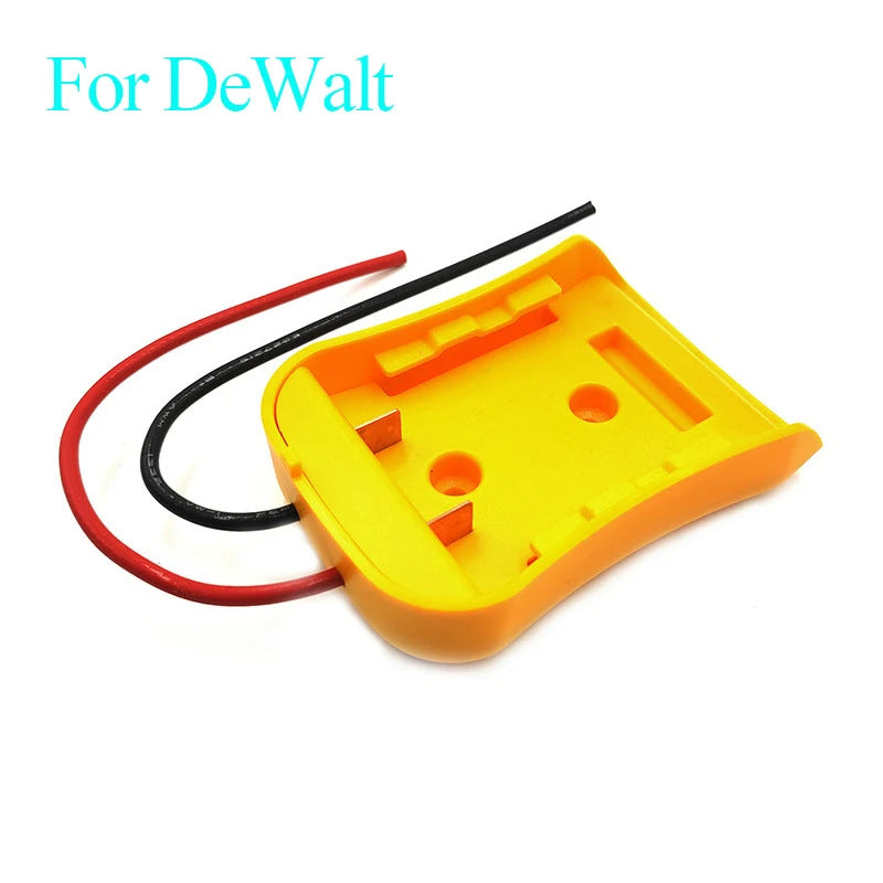 20V/18V Lithium Battery Adapter for Dewalt DCB Power Connector Converter - Yellow