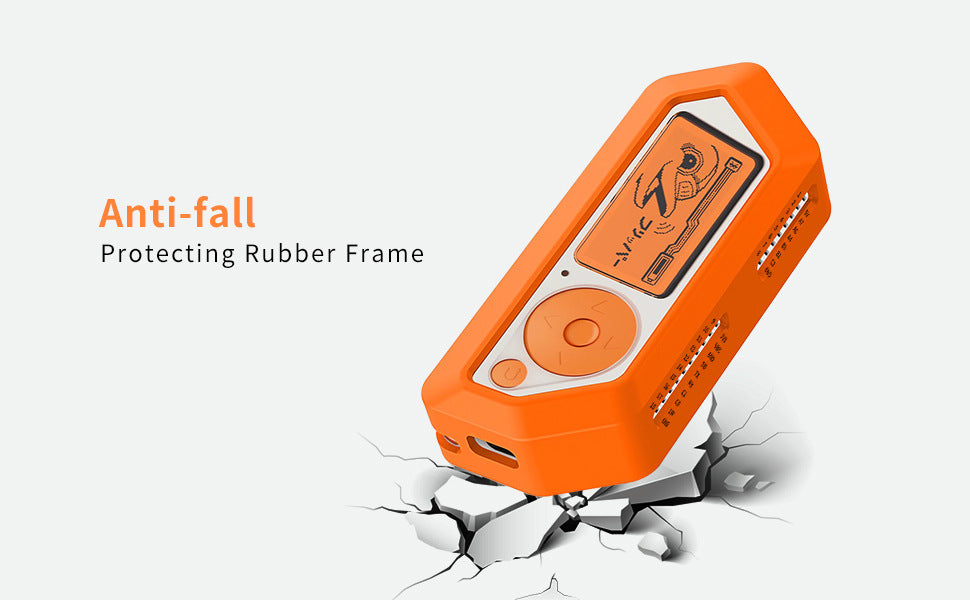 For Flipper Zero Protective Case Electronic Pet Little Dolphin Silicone Protective case - orange color