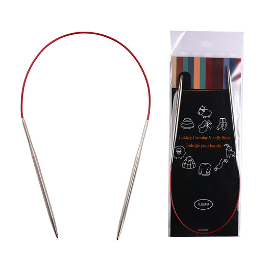 40cm Circular Knitting Needle Set of 8 Sizes (2.25mm–10mm)