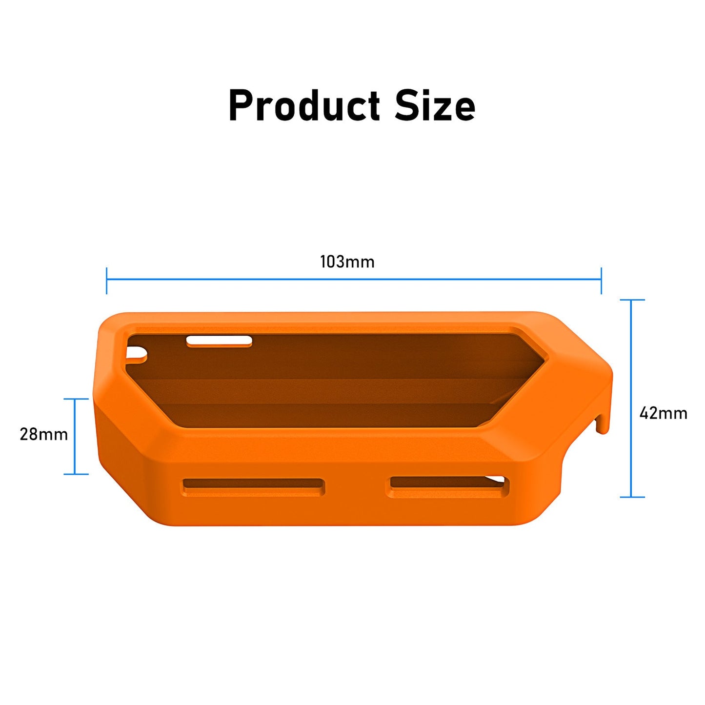 For Flipper Zero Protective Case Electronic Pet Little Dolphin Silicone Protective case - orange color