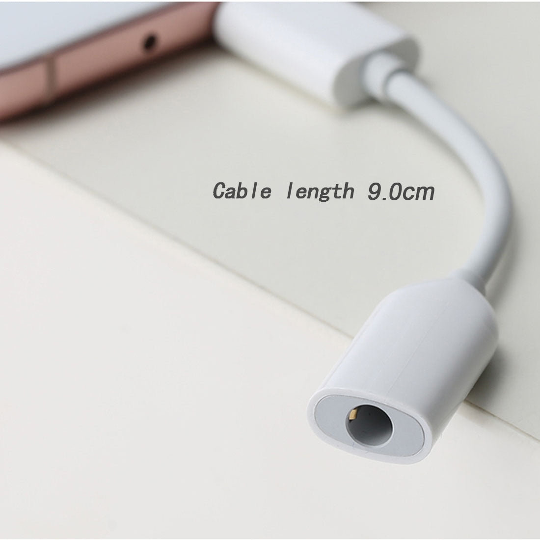 Original Xiaomi USB-C / Type-C to Audio Converter Adapter Cable, Cable Length: 9 cm, For Galaxy, Huawei, Xiaomi, LG, HTC and Other Smart Phones